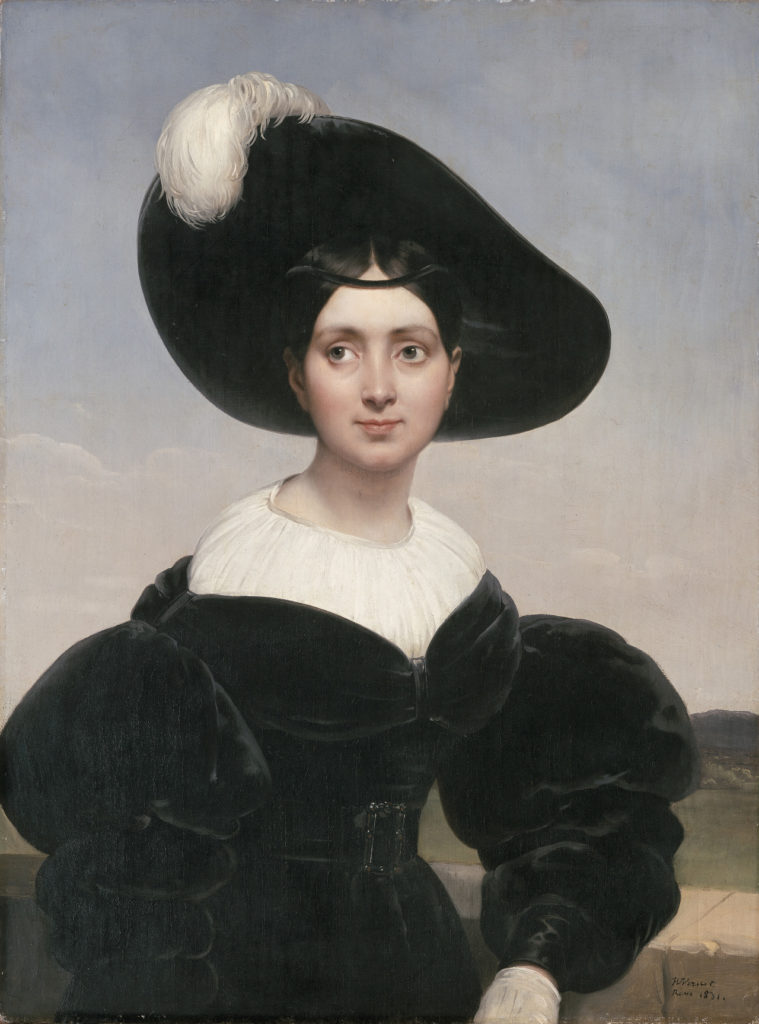 Portrait d'Anna Eynard Lullin par Horace Vernet 1831 – coll. MAH