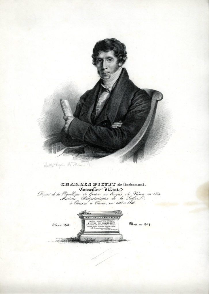 Portrait de Charles Pictet de Rochemont - coll. MAH