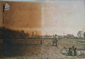 Les jardins de Plainpalais 1886 - coll. MAH