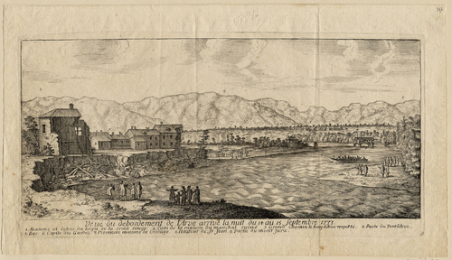 Débordement de l’Arve en septembre 1733 - coll. MAH