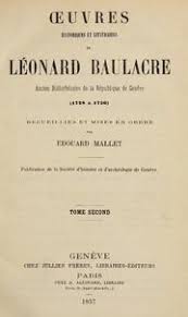 Une publication de Léonard Baulacre