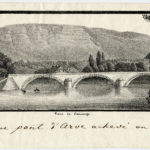 Pont d’Arve en 1817 – coll. BGE