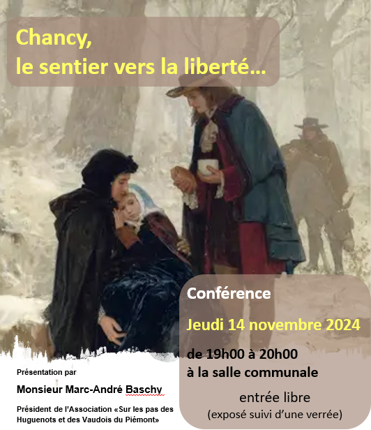 jeudi 14 novembre 2024 – 19h00 – Conférence