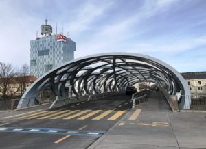Un pont en nid d’oiseau pour traverser l’Arve aujourd’hui